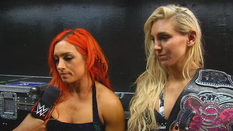 Charlotte and Becky Lynch react to Paige's actions on Raw: October 26, 2015 @WWE