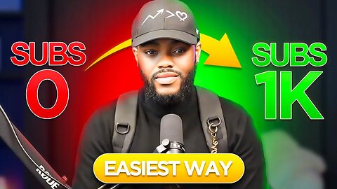 How To Get Your First 1,000 Subs On YouTube!