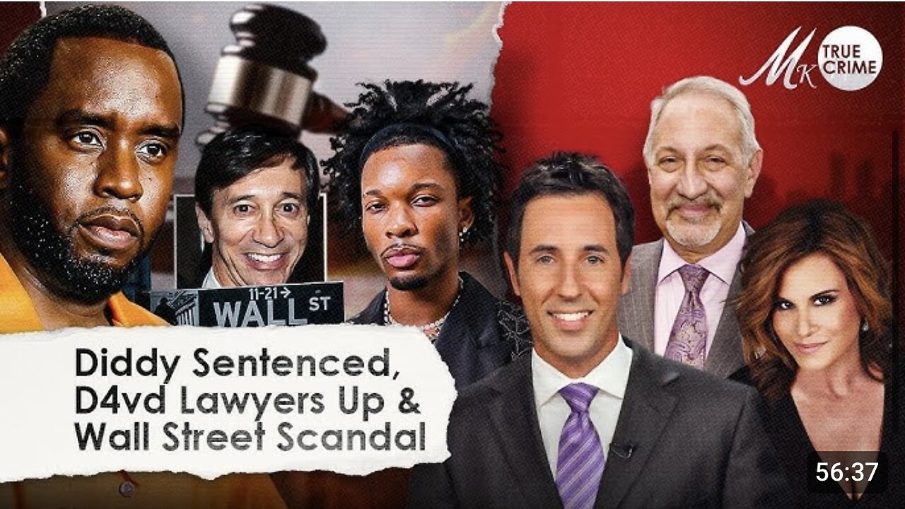 Diddy Gets Sentenced, D4vd Lawyers Up, Wall Street Icon with 'Sex Dungeon' Charged