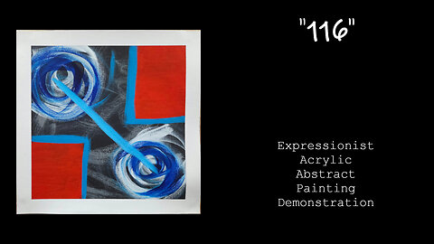Explosive Colors: A Bold Acrylic Painting in Motion