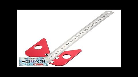 Woodworking Center Scriber 45 Degrees Angle Line Caliber Ruler Wood Measuring Scribe Review