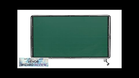 VEVOR Welding Screen with Frame 6' x 6' Welding Curtain Screen Flame-Resistant Review