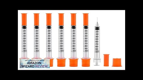 1ml Syringe with Needle Syringes 30G 1cc 1/2 Inch Individually Wrapped Review