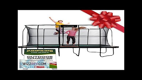 JumpKing Pro-Series Trampoline Outdoor/Indoor Recreational Trampoline with Enclosure Net Review