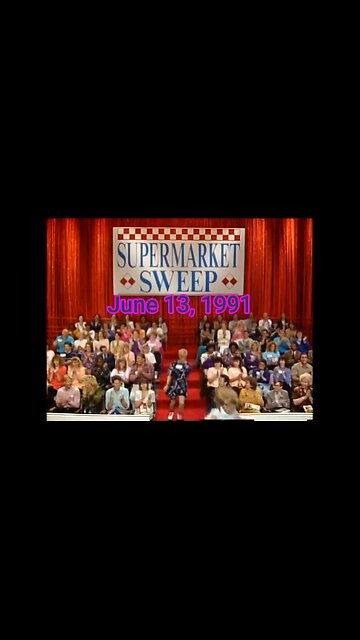 Supermarket Sweep ~ June 13, 1991 Highlights – Full Episode Classic Game Show Nostalgia