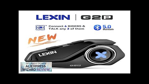 The 2023 New Lexin G2P Intercom for Motorcycle Helmet Review