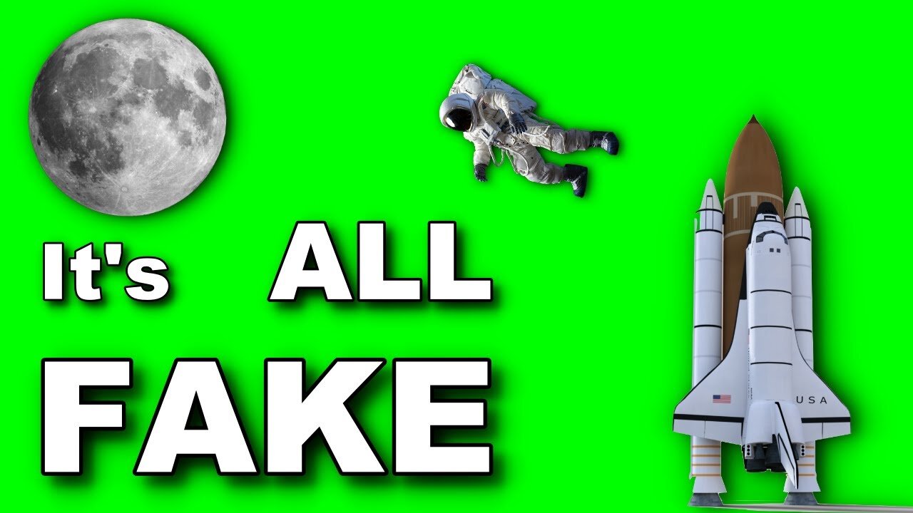 Green screen space fakery EXPLAINED on Flat Earth