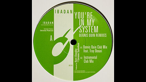 Kerri Chandler: You're In My System (Dennis Quin Remixes) [2019]