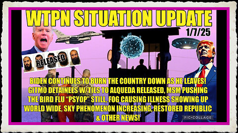 WTPN SIT UP Gitmo detainees, Bird Flu psyop, Greenland, Poison fog, drones, Gates.