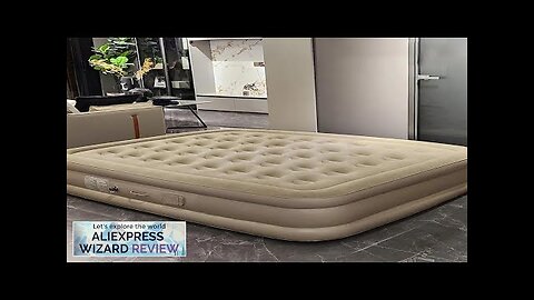 Interior Air Mattress Glamping Mats PVC Inflatable Sleeping Mattress Luxury 2 Person Review