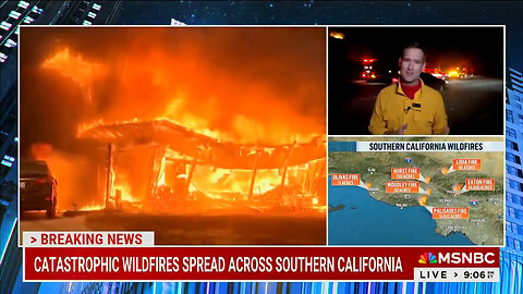 MSNBC Reporter: LA Fire Captain Says 'Little To No' Fire Hydrants Have Water