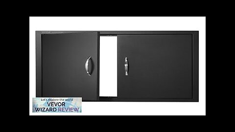 VEVOR BBQ Access Door 31W x 24H Inch Double Outdoor Kitchen Door Review