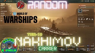 Tech-Line Soviet Carrier Tier-10 NAKHIMOV in Random mode | World of warships