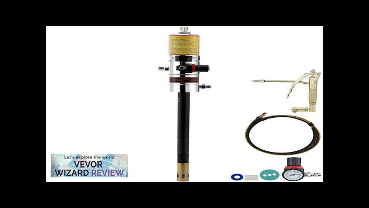 VEVOR Grease Pump 50:1 Pressure Ratio Air Operated Grease Pump with 13 Review