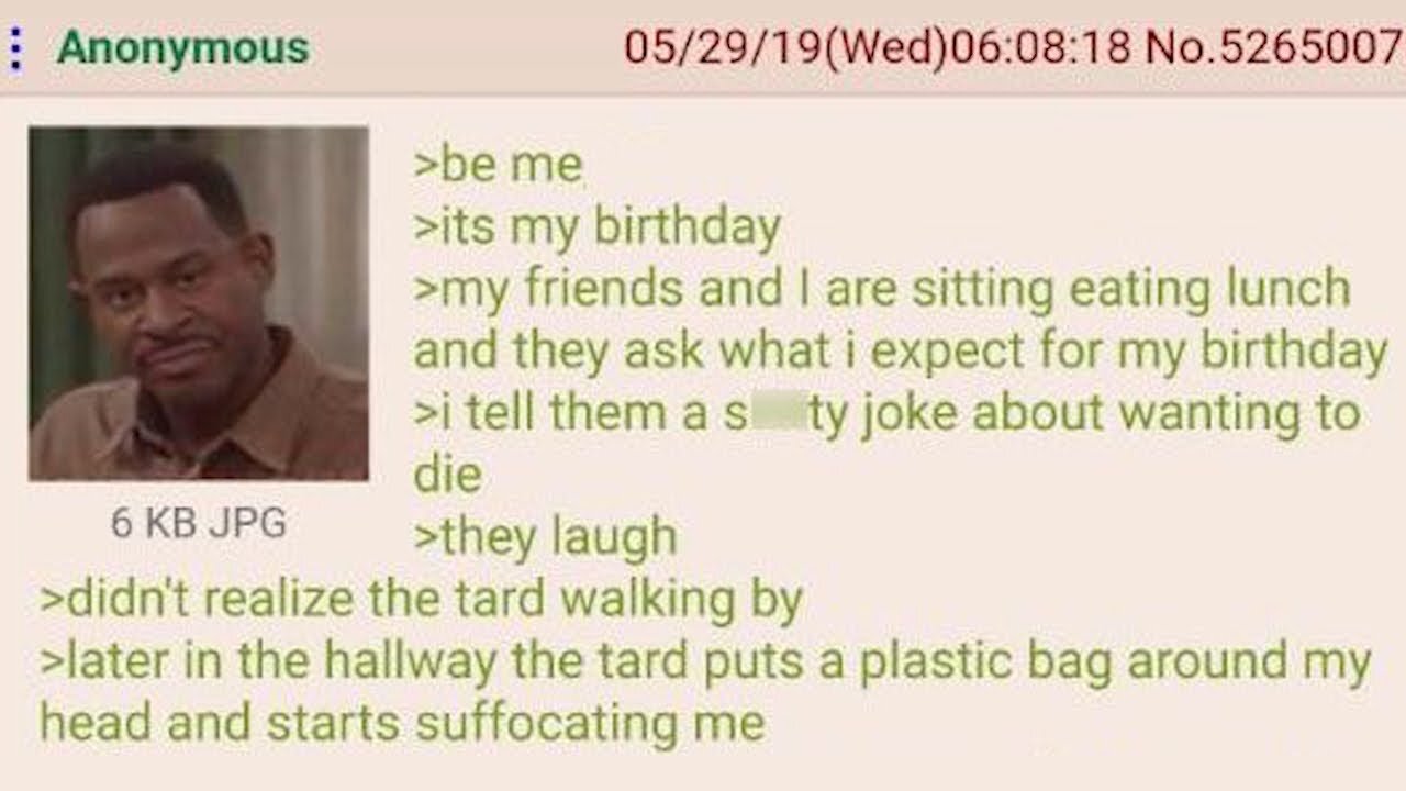 Anon Gets Suffocated as a Birthday Gift | 4Chan Greentext Stories