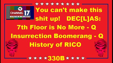 Part 2 DEC[L]AS: 7th Floor is No More -Q, Insurrection Act -Q, History of RICO