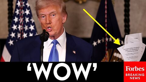 RAW: President Trump Brings The Receipts! ⚡️