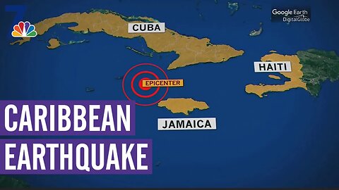 CARIBBEAN JUST HAD A 8.2 EARTHQUAKE