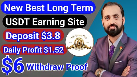 Best Long Term USDT Earning Site 2026 | Make Money Online At Home