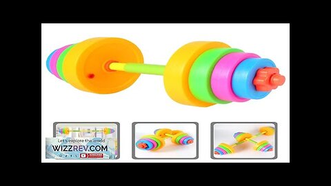 Children Dumbbell Toy Plastic Dumbbell Kids Kindergarten Arm Training Dumbbel Equipment Review