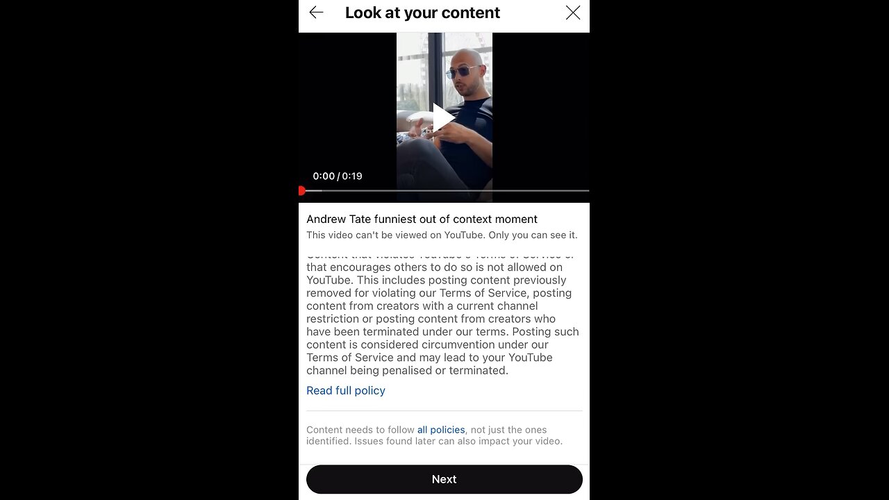Videos taken down by YouTube (part 7) - you’re broke!