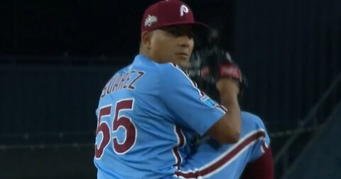 Ranger Suárez le dio una bocanada de aire a Philadelphia