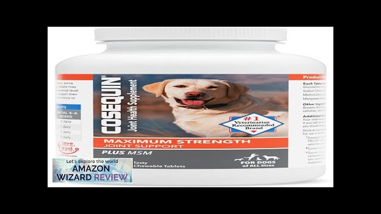 Nutramax Laboratories Cosequin Maximum Strength Joint Health Supplement for Dogs Review