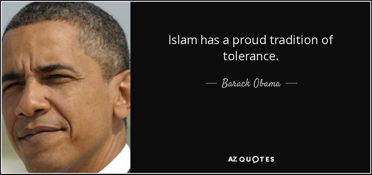 The problem with islam is that 99% of the muslims give the other 1% a bad name.
