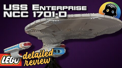 LEGO 10356 Star Trek USS Enterprise 1701-D - Full Detailed Review