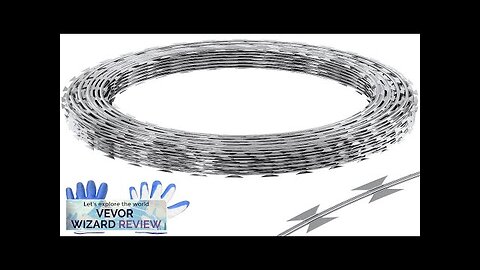 VEVOR Razor Wires 98 ft Razor Barbed Wire 2 Rolls Razor Wire Review