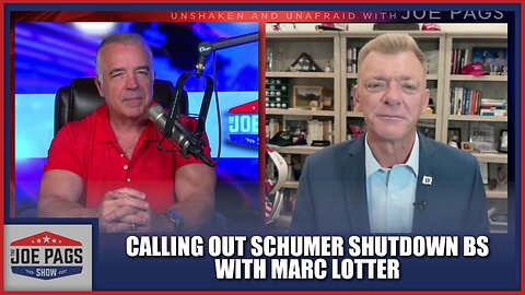 Schumer Shutdown BS -- Marc Lotter Calls 'Em Out!