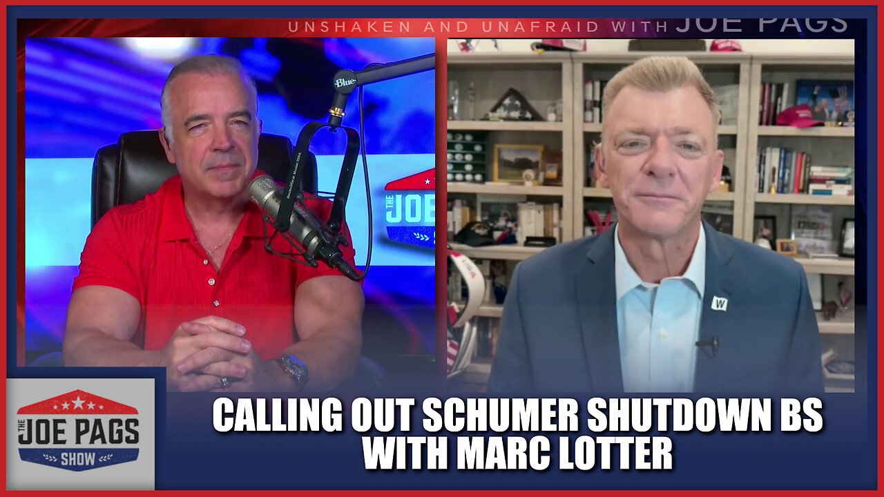 Schumer Shutdown BS -- Marc Lotter Calls 'Em Out!