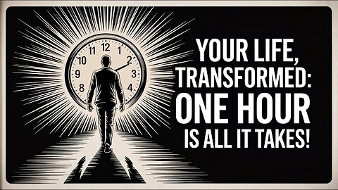 Your Life, Transformed: One Hour is All It Takes! #lifetransformation #newbeginnings