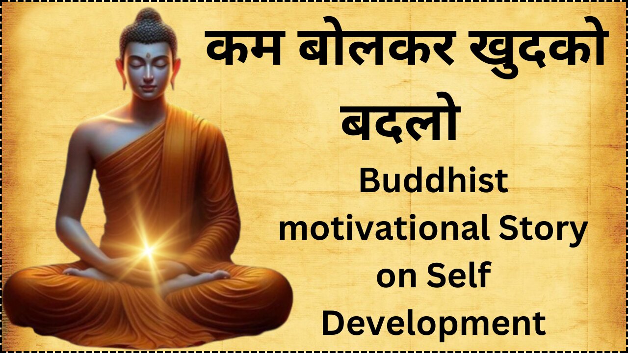 कम बोलकर खुदको बदलो | Buddhist motivational Story on Self Development
