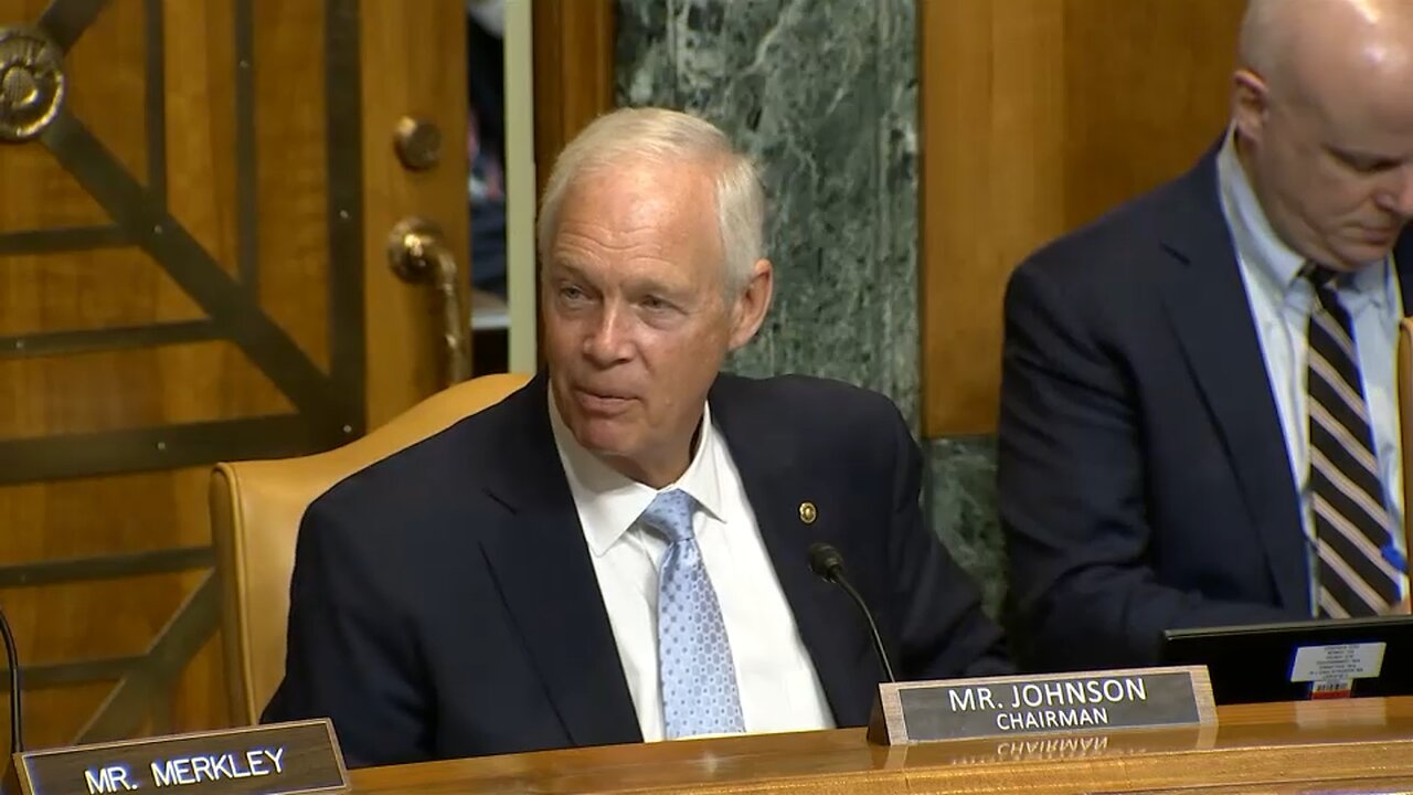 Senator Ron Johnson in Budget Committee Hearing 7.22.26