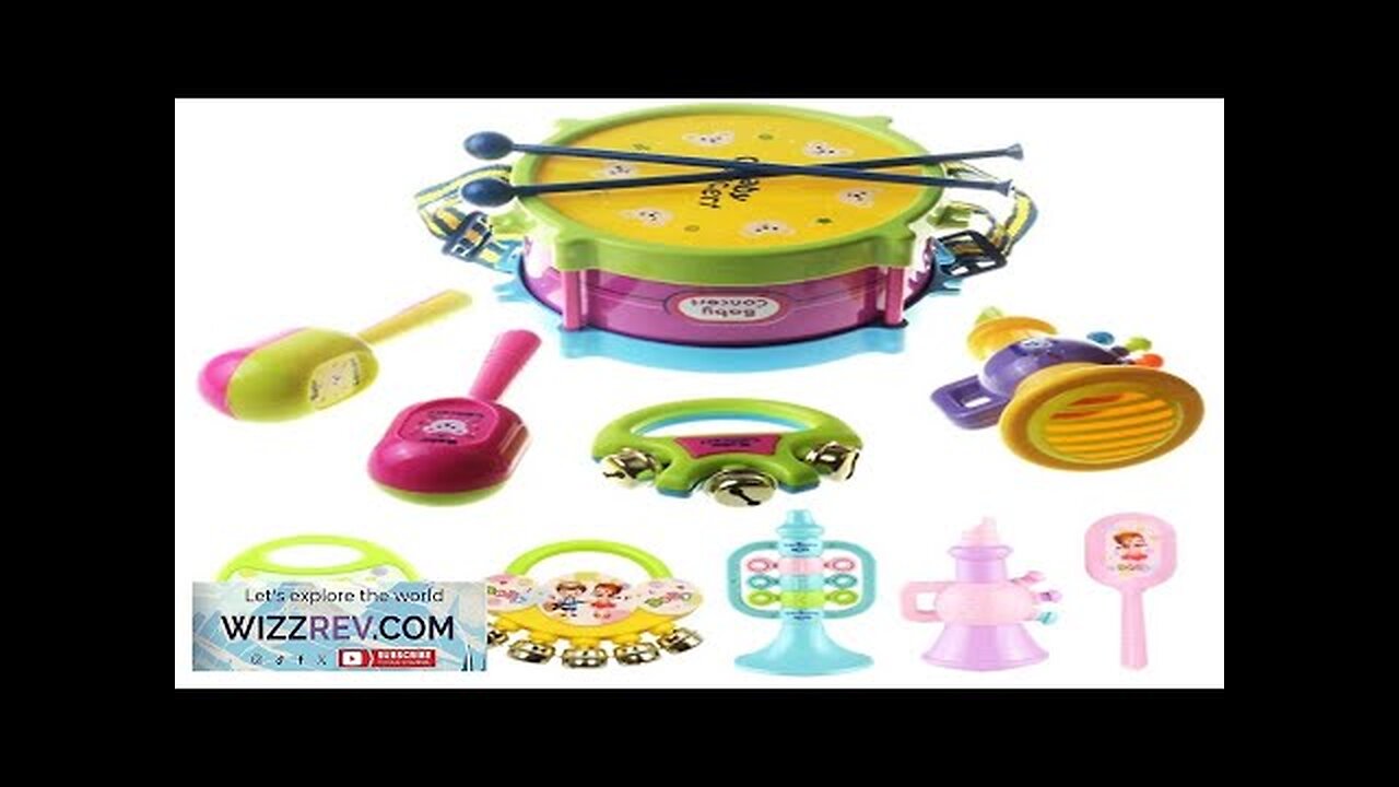 Children Hand Drumming Plastic Early Education Puzzle Musical Instrument Toys Parent-child Review