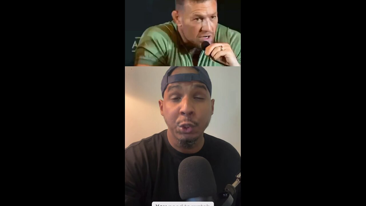 CONOR MCGREGOR SAYS THAT HE HAS BEEN SAVED🤯 #vir al #reels #shorts #short #fyp #mma #god #bible