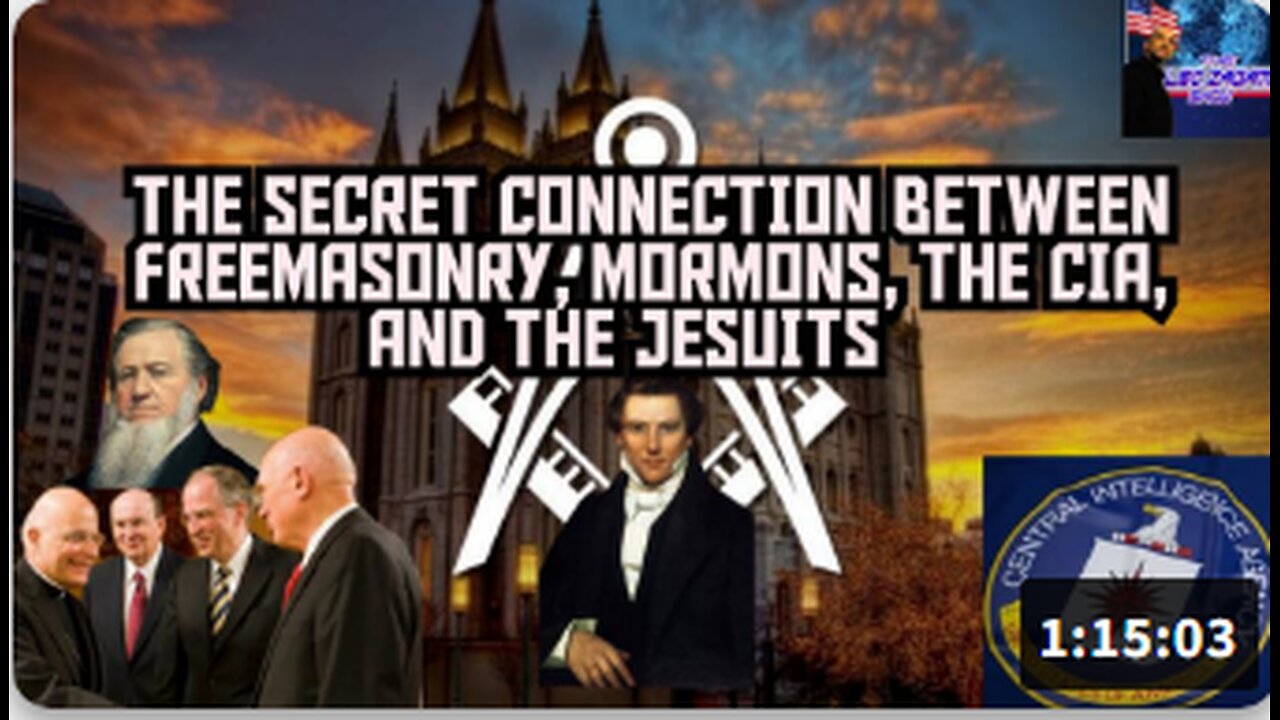 THE SECRET CONNECTIONS BETWEEN FREEMASONRY, MORMONS, THE CIA, AND THE JESUITS