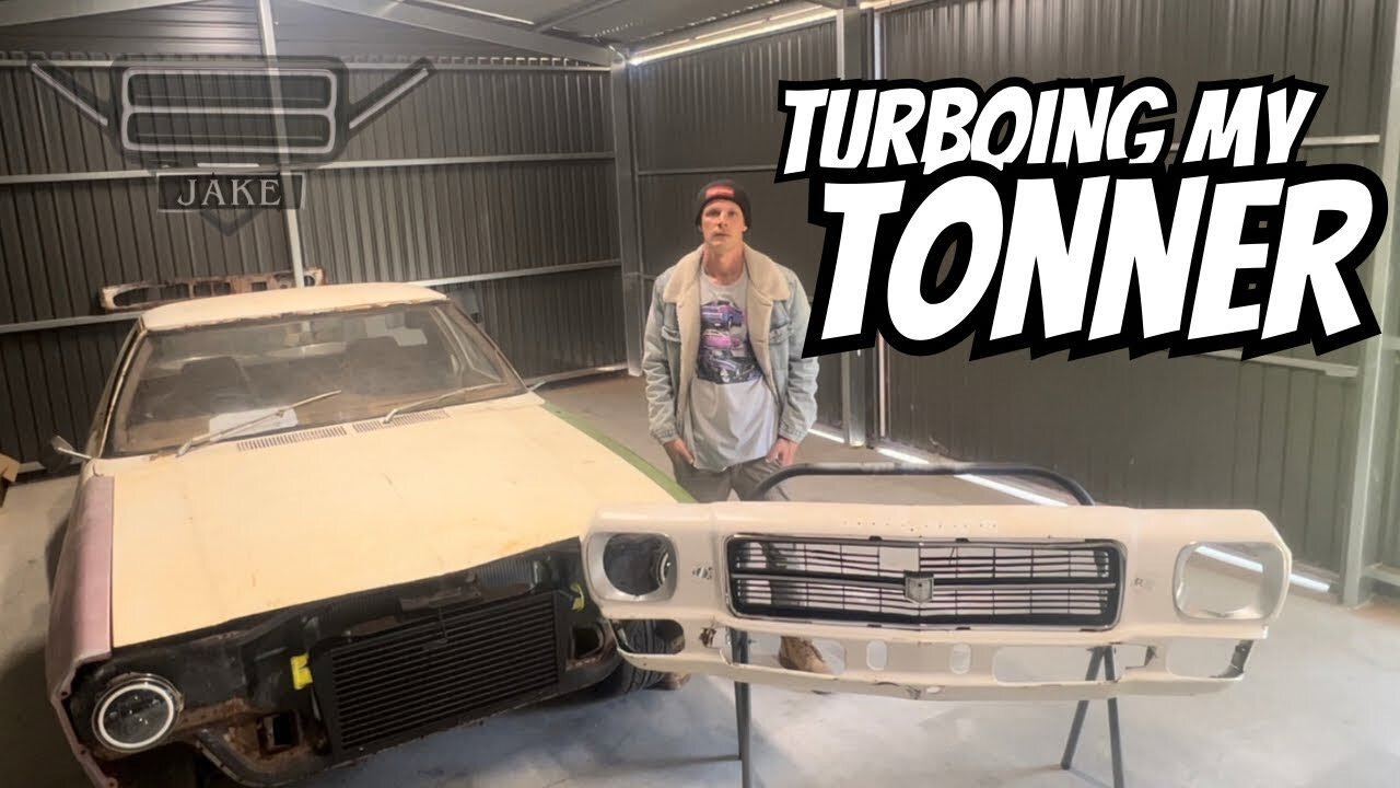 TURBOING MY TONNER! GRILL MODIFICATION and INTERCOOLER MOUNTING