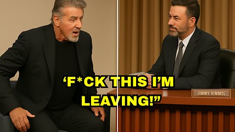 Stallone Walks Out on Jimmy Kimmel After Brutal Exchange – ‘You Went Too Far!’