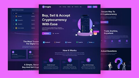 Crypto – Free Tailwind CSS Crypto Business Website Template