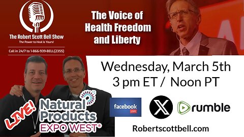 LIVE from Natural Products Expo West, Mennonite Measles, Toxic Chemicals & Kids, Lakeland Bans Fluoride, Aseem Malhotra MAHA - The RSB Show 3-5-25