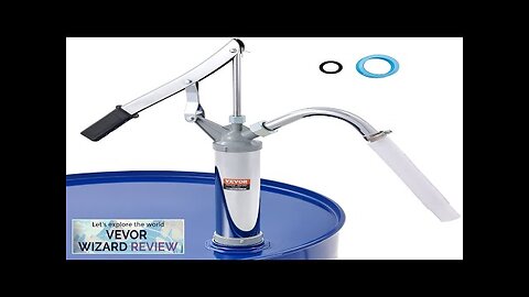 VEVOR Drum Pump 10 oz. Per Stroke Lever-Action Barrel Pump Fits 5 Review