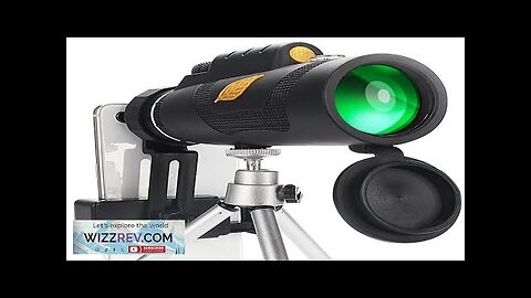 12x50 HD Powerful Monocular Telescope with Tripod and Phone Holder for Hunting Review