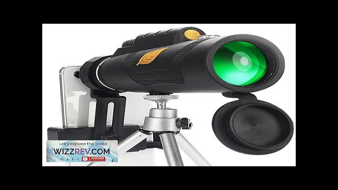 12x50 HD Powerful Monocular Telescope with Tripod and Phone Holder for Hunting Review