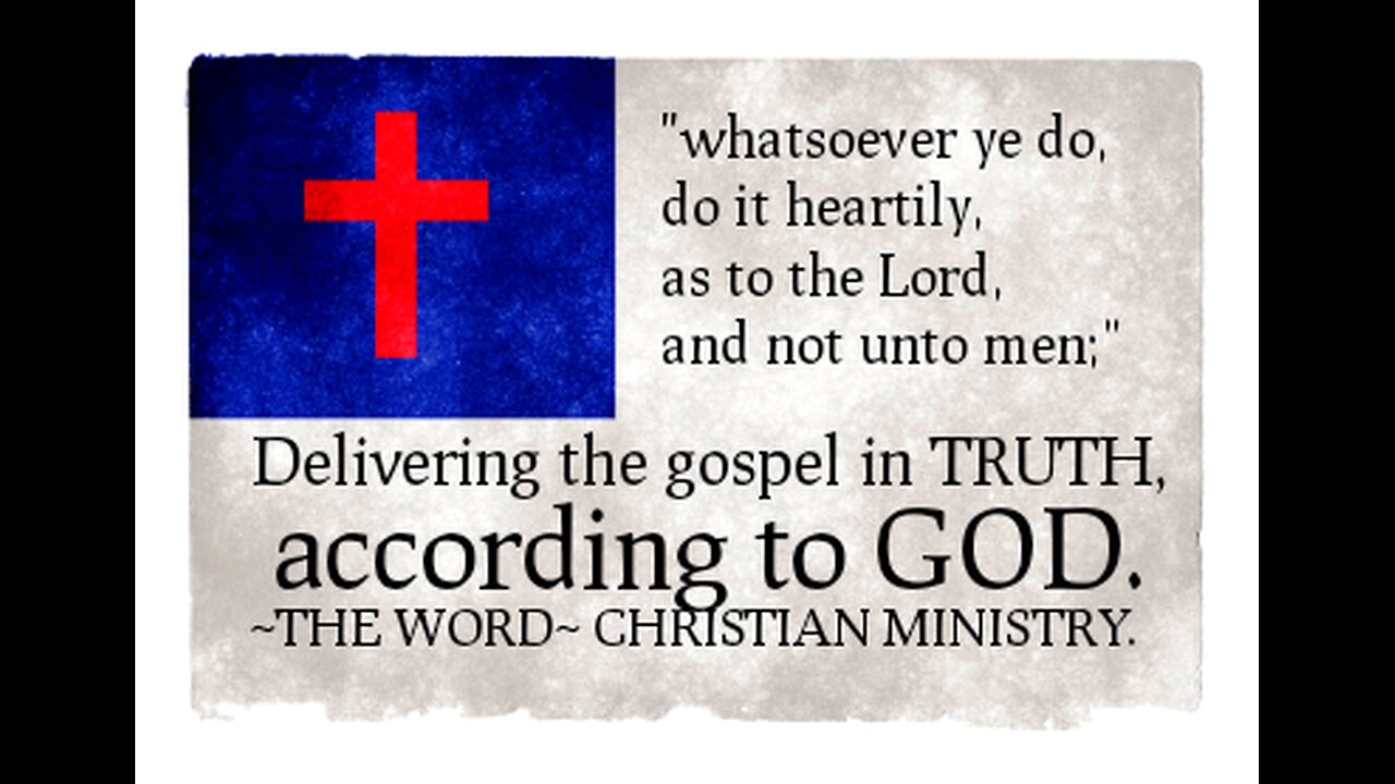 Delivering the GOSPEL TRUTH according to GOD.