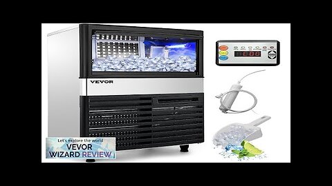 VEVOR 110V Commercial Ice Maker Machine 110LBS/24H with 39LBS Bin LED Panel Review