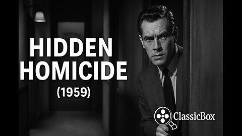 Hidden Homicide (1959) 🔪 Full Movie [VO – British Mystery / Public Domain]