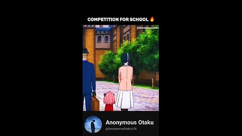 competition for school 🎒 ! spy x family funny moments 😂 ! #anime #animemoments #trending #viral