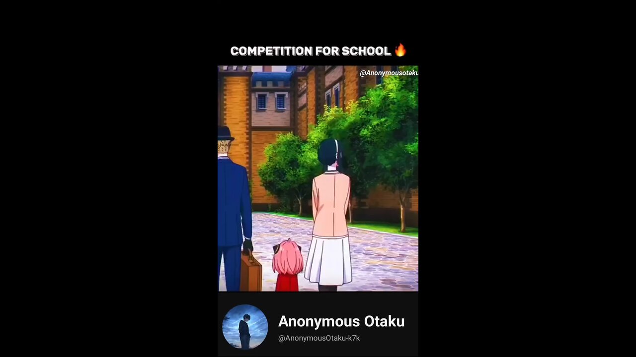 competition for school 🎒 ! spy x family funny moments 😂 ! #anime #animemoments #trending #viral